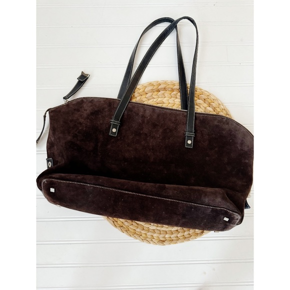 Kate Spade Chocolate Brown Suede Leather Shoulder Bag - Picture 10 of 10